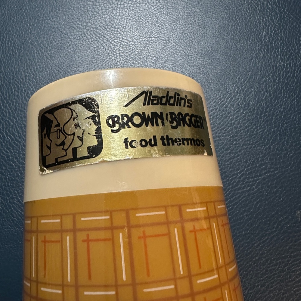 Allidan’s brown bagger vintage food thermos